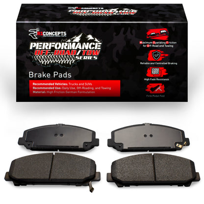 R1 Concepts R1 05-24 Nissan Titan Front Off-Road/Tow Brake Pads