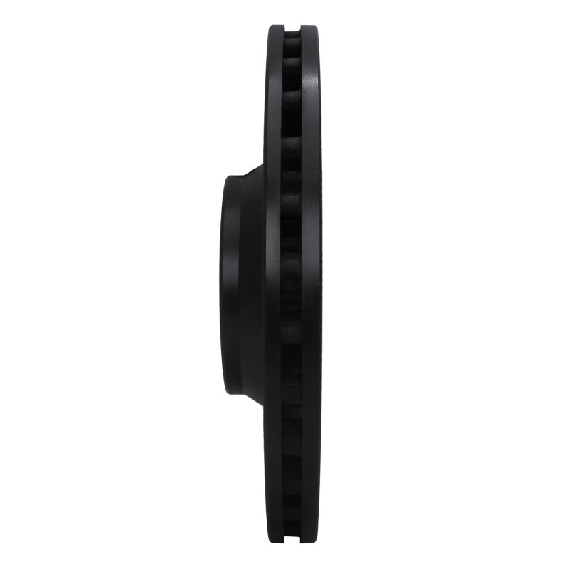 R1 Concepts R1 05-11 Audi A6 Quattro Front Left Drilled & Slotted Black Brake Rotor