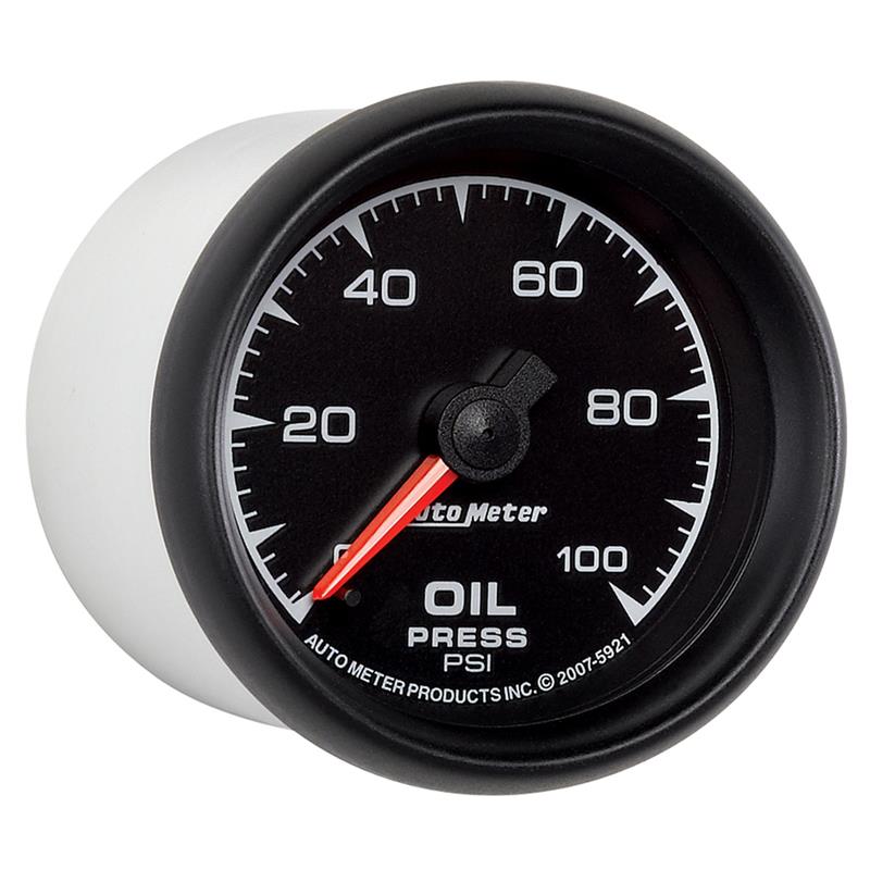 Autometer ES 52mm 0-100 PSI Mechanical Oil Pressure Gauge