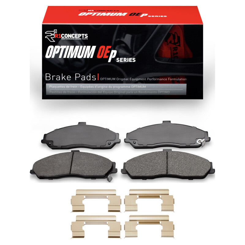 R1 Concepts R1 04-09 Cadillac XLR Front Optimum OE Pads & Hardware Kit