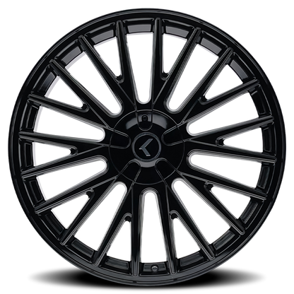 Kraze Wheels Kraze KR185 Double Down 20x8.5 / 5x115/120 BP / 38mm Offset / 74.1mm Hub Gloss Black Wheel