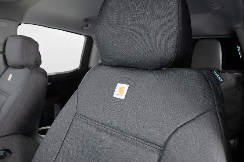 Covercraft 24-26 Toyota Tacoma Carhartt Super Dux PrecisionFit Custom 1st Row Seat Covers - Gravel