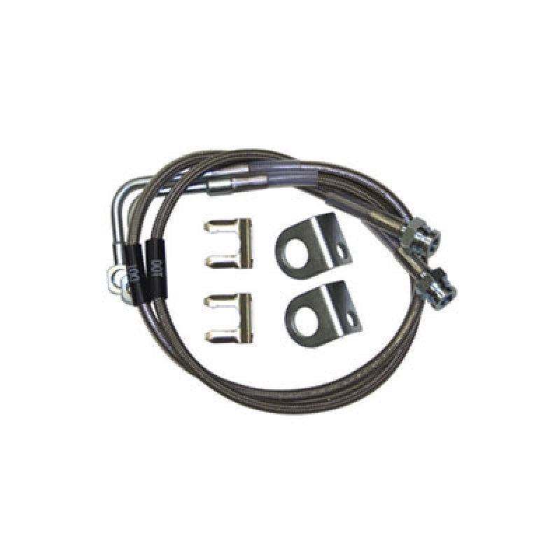 Synergy Mfg Synergy 07-18 Jeep Wrangler JK/JKU Extended Front/Rear DOT Approved Brake Line Kit