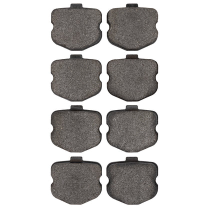DFC 06-13 Chevrolet Corvette Rear 5000 Advanced Low Metallic Brake Pads