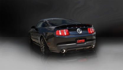 CORSA Performance Corsa 2011-2012 Ford Mustang Shelby GT500 5.4L V8 Polished Sport Axle-Back Exhaust