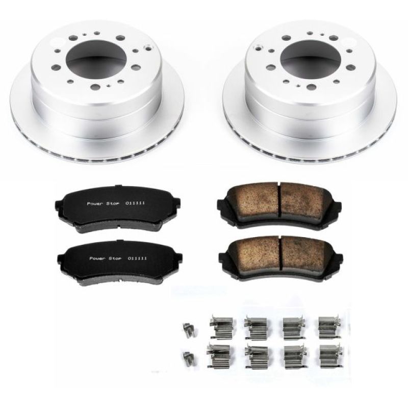 PowerStop Power Stop 98-07 Lexus LX470 Rear Z17 Evolution Geomet Coated Brake Kit