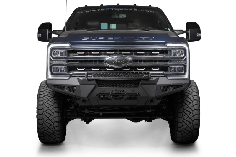 Addictive Desert Designs 2023+ Ford Super Duty HoneyBadger Front Bumper w/ Top Hoop