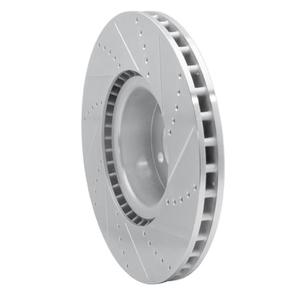 R1 Concepts R1 10-12 Land Rover Range Rover Front Left Drilled & Slotted Silver Brake Rotor