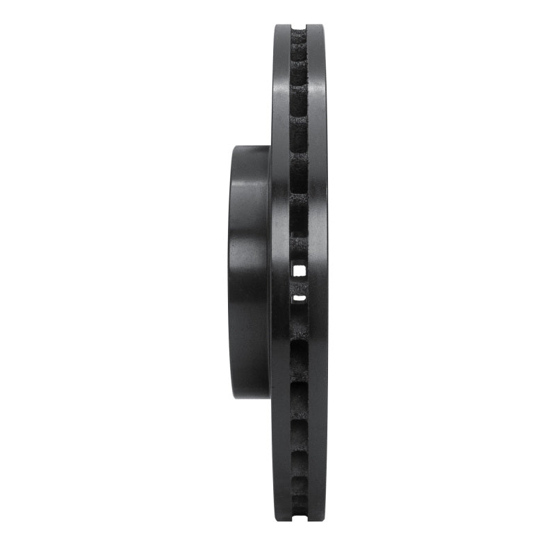R1 Concepts R1 09-15 Toyota Corolla (Mexico) Front Right Drilled & Slotted Black Brake Rotor