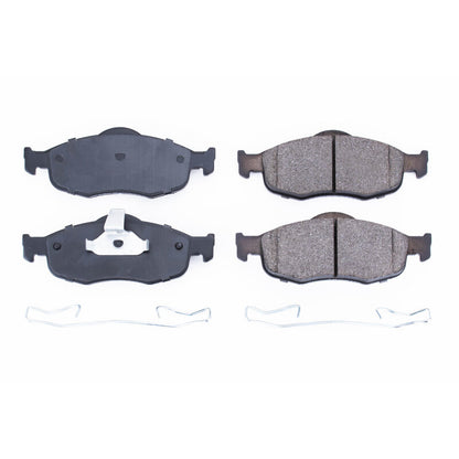 PowerStop Power Stop 95-00 Ford Contour Front Z17 Evolution Ceramic Brake Pads w/Hardware