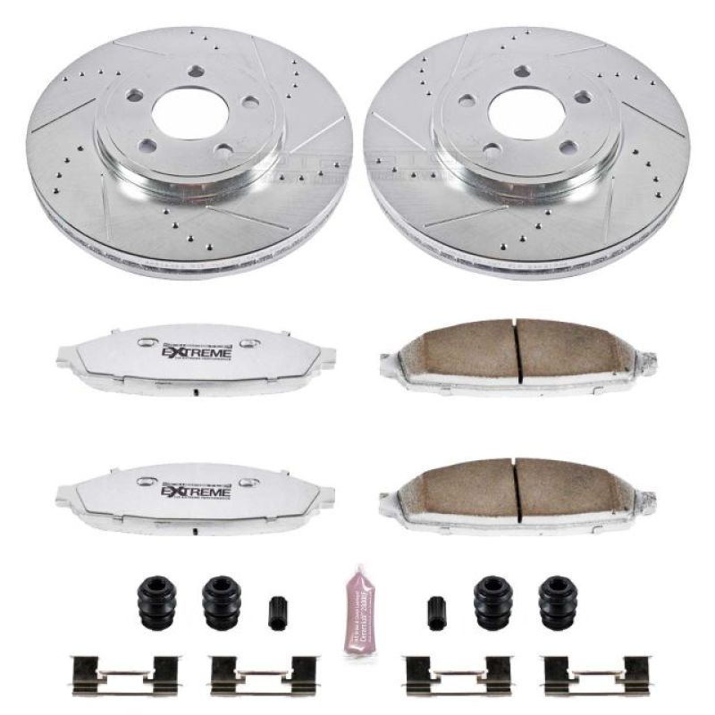 PowerStop Power Stop 03-11 Ford Crown Victoria Front Z26 Street Warrior Brake Kit