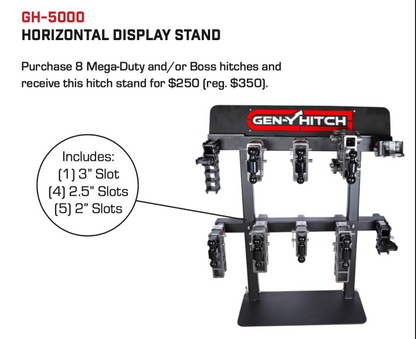 GEN-Y Hitch Gen-Y Horizontal Hitch Display Stand w/10 Slots (*Display Only*)