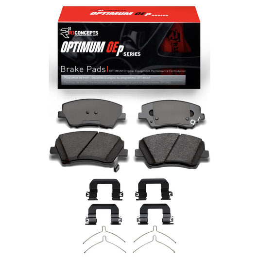 R1 Concepts R1 17-22 Hyundai Elantra Front Optimum OE Brake Pads & Hardware Kit
