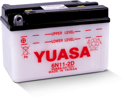 Yuasa Battery Yuasa 6N11-2D Conventional 6-Volt Battery