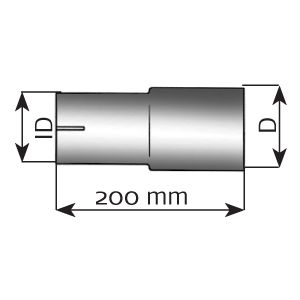 DINEX DIN68125 Exhaust System Pipe Connector