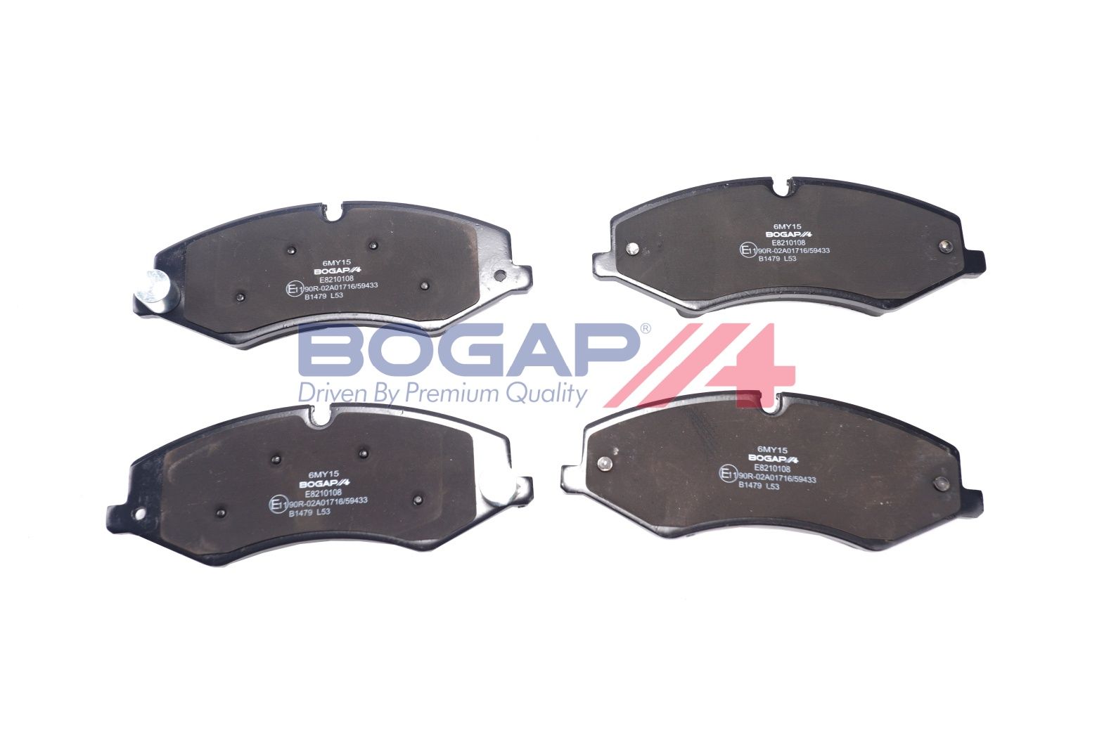 BOGAP E8210108 Brake Pad Set, Disc Brake