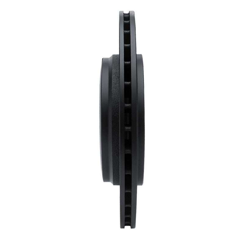 R1 Concepts R1 01-06 BMW 330CI Rear Left Drilled & Slotted Black Brake Rotor