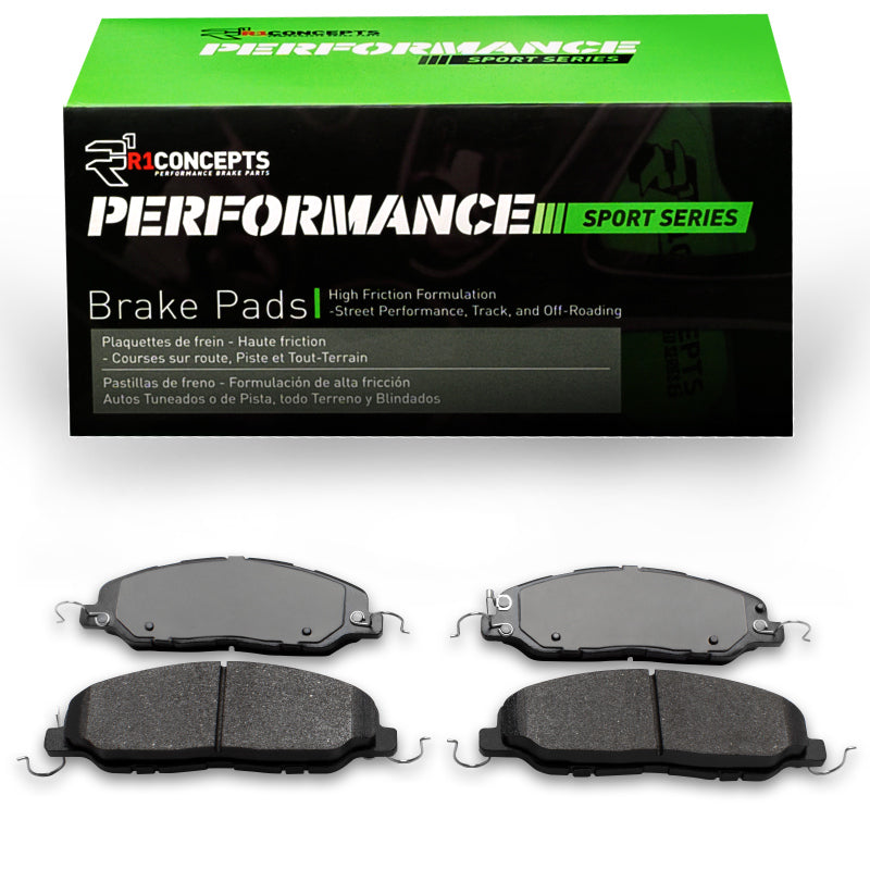 R1 Concepts R1 05-14 Ford Mustang Front Performance Sport Brake Pads