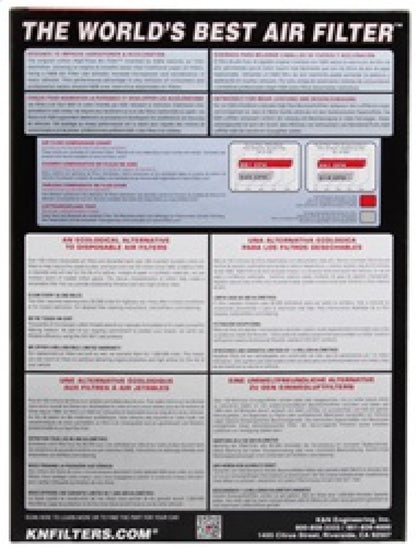 K&N Engineering K&N 17-19 SUZUKI SWIFT V L4-1.4L F/I Drop In Air Filter