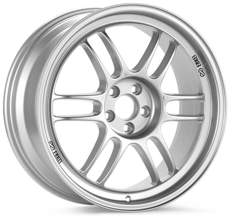 Enkei RPF1 18x8.5 5x114.3 30mm Offset 73mm Bore Silver Wheel Evo 8 & 9 / 350Z / G35