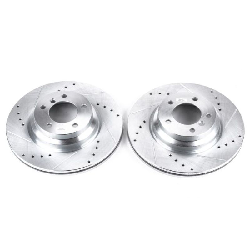 PowerStop Power Stop 2006 BMW 330i Front Evolution Drilled & Slotted Rotors - Pair
