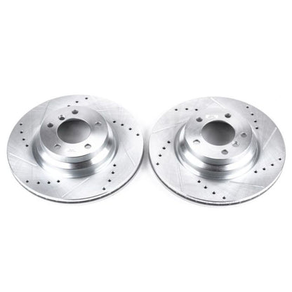 PowerStop Power Stop 2006 BMW 330i Front Evolution Drilled & Slotted Rotors - Pair