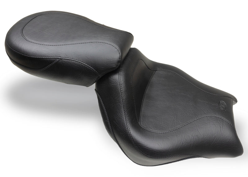 Mustang Motorcycle Mustang 02-08 Honda VTX1800C Sport Touring 2PC Seat - Black