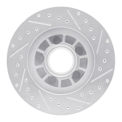 R1 Concepts R1 95-97 Ford Ranger (USA/Canada) Front Left Drilled & Slotted Silver Brake Rotor