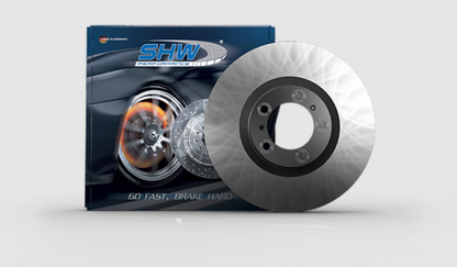 SHW Performance SHW 16-19 Volkswagen GTI 2.0L Rear Smooth Monobloc Brake Rotor (5Q0615601E)
