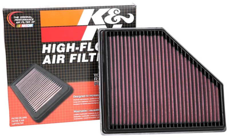 K&N Engineering K&N 2019 BMW 330I L4-2.0L Turbo F/I/DSL Replacement Drop In Air Filter