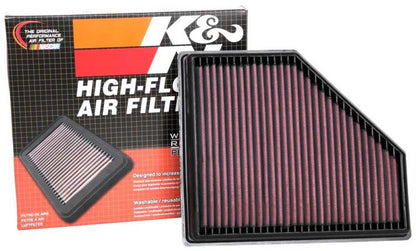 K&N Engineering K&N 2019 BMW 330I L4-2.0L Turbo F/I/DSL Replacement Drop In Air Filter