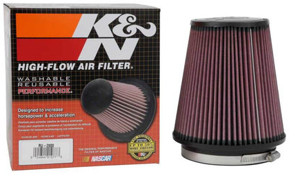 K&N Engineering K&N Filter Universal Rubber Filter 5 inch Flange 6 1/2 inch Base 4 3/8 inch Top 7 inch Height