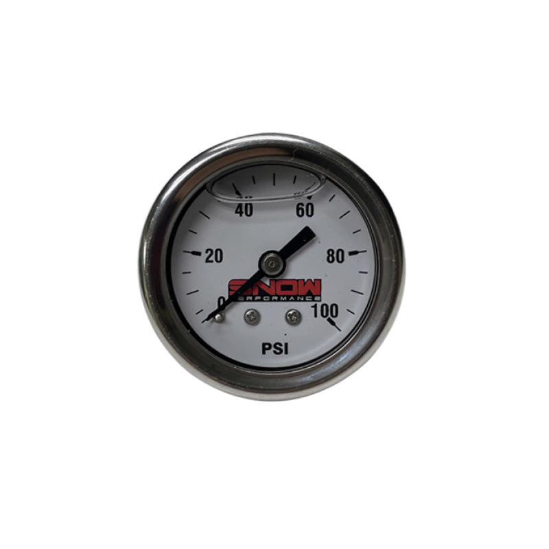 Snow Performance Snow 0-100PSI Fuel Pressure Gauge (1/8in NPT)