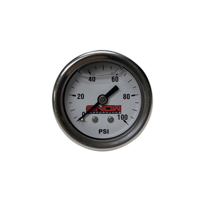 Snow Performance Snow 0-100PSI Fuel Pressure Gauge (1/8in NPT)