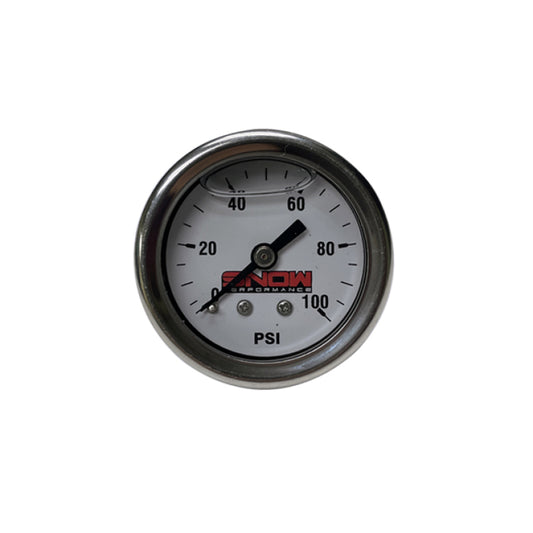 Snow Performance Snow 0-100PSI Fuel Pressure Gauge (1/8in NPT)