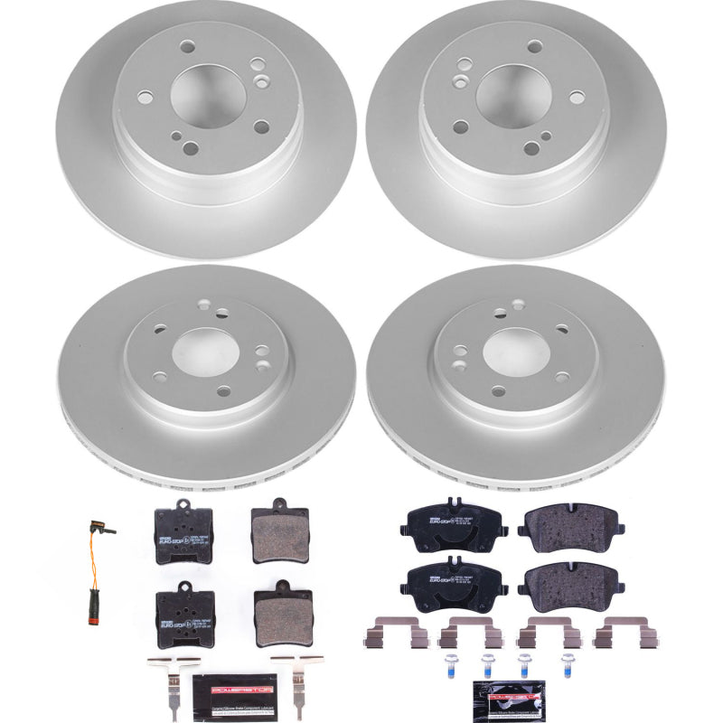 PowerStop Power Stop 06-08 Mercedes-Benz SLK280 Front and Rear Eurostop Brake Kit