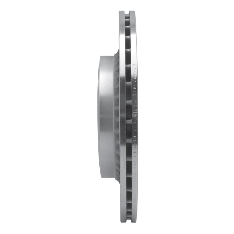 R1 Concepts R1 10-17 Volvo XC60 Rear Left Drilled & Slotted Silver Brake Rotor