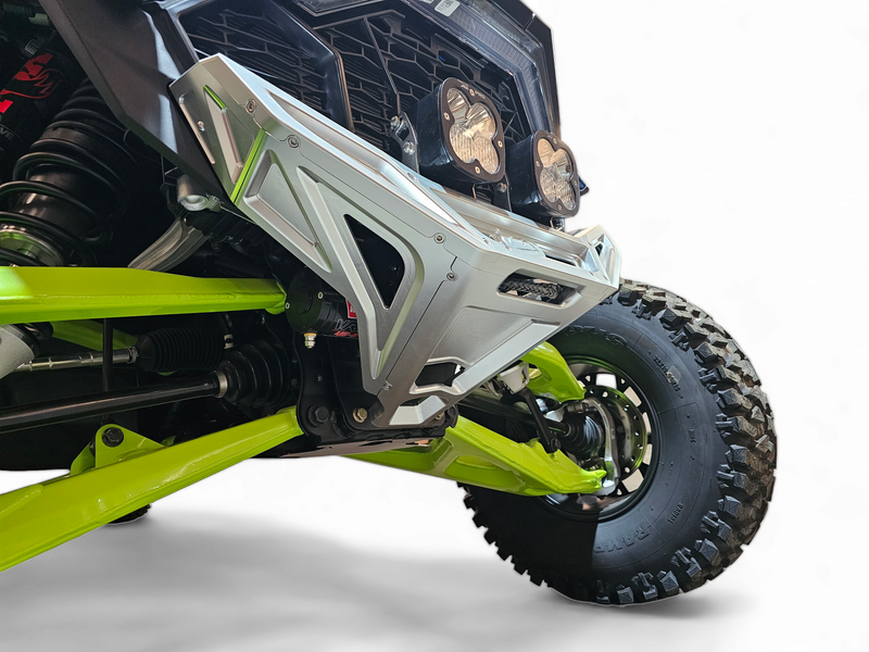 Elektric Off Road Elektric Offroad 2022-2025 Polaris Rzr Pro R/ Pro S/Turbo R Billet Front Winch Bumper Anodized Clear