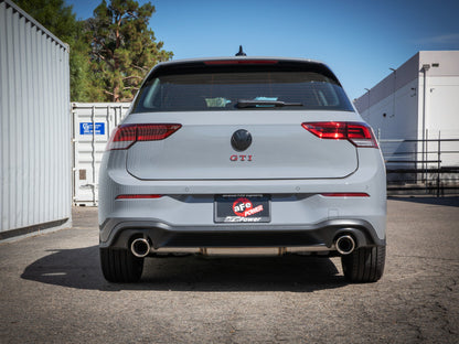 aFe 22-24 Volkswagen GTI MACH Force-Xp 3 to 2-1/2 IN Stainless Steel Cat-Back Exhaust w/Polished Tip