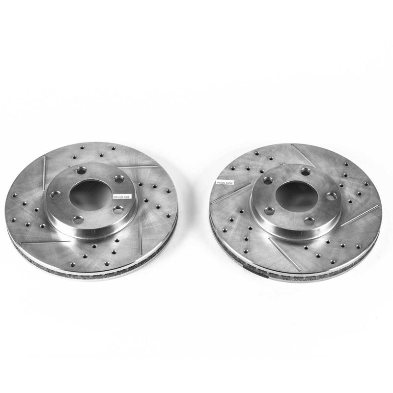 PowerStop Power Stop 1998 Volkswagen Passat Front Drilled & Slotted Rotor - Pair