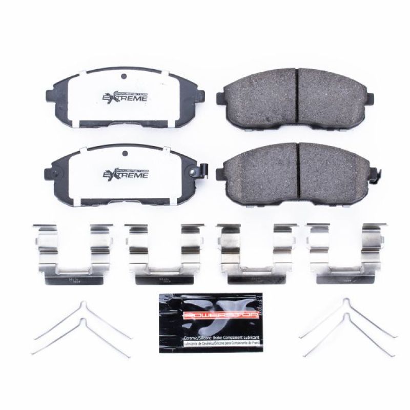 PowerStop Power Stop 99-02 Infiniti G20 Front Z26 Extreme Street Brake Pads w/Hardware