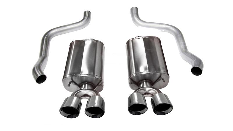 CORSA Performance Corsa 2009-2013 Chevrolet Corvette C6 6.2L V8 Polished Sport Axle-Back Exhaust