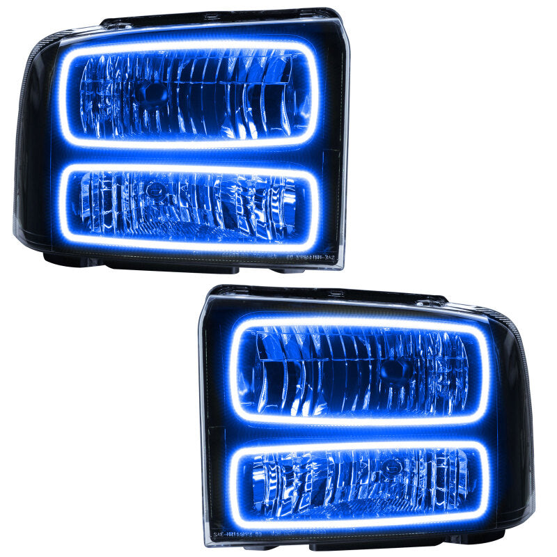 ORACLE Lighting Oracle 05-07 Ford F-250/350 SMD HL - Black - ColorSHIFT w/ 2.0 Controller