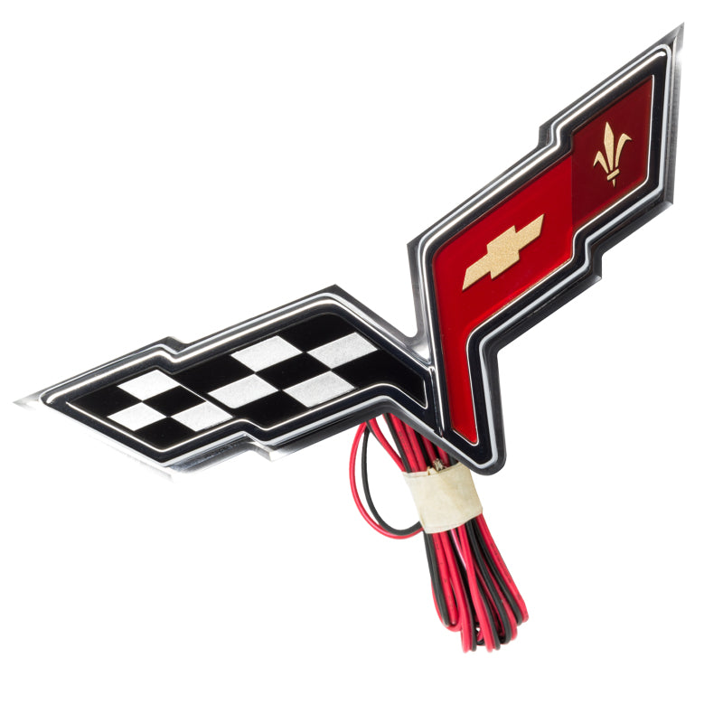 ORACLE Lighting Oracle Chevrolet Corvette C6 Illuminated Emblem - Dual Intensity - Red