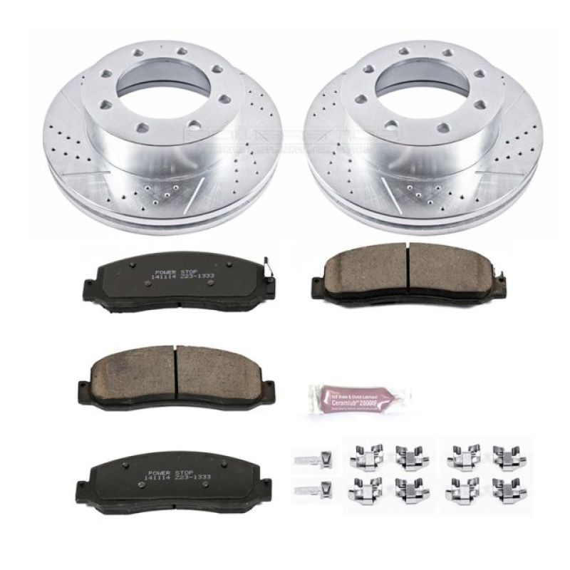 PowerStop Power Stop 10-11 Ford F-350 Super Duty Front Z23 Evolution Brake Kit