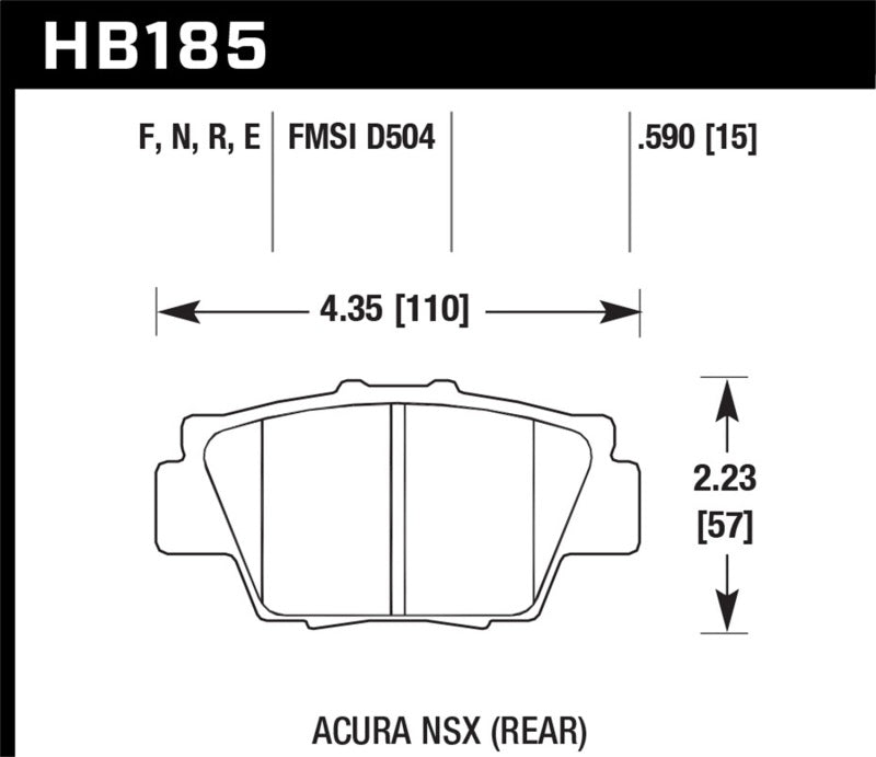 Hawk Performance Hawk HPS Street Brake Pads