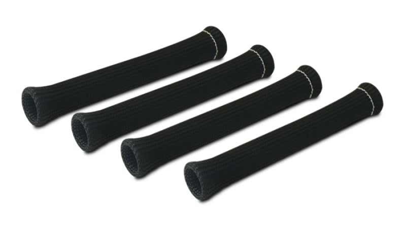 Vibrant 3/4in Dia Spark Plug Boot Insulator (4/Pack) Black color