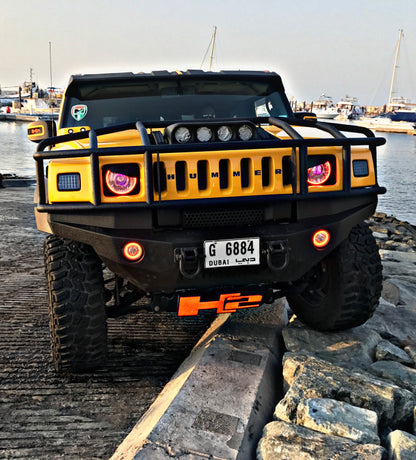 ORACLE Lighting Oracle 03-10 Hummer H2 LED Fog Light Halo Kit - Blue