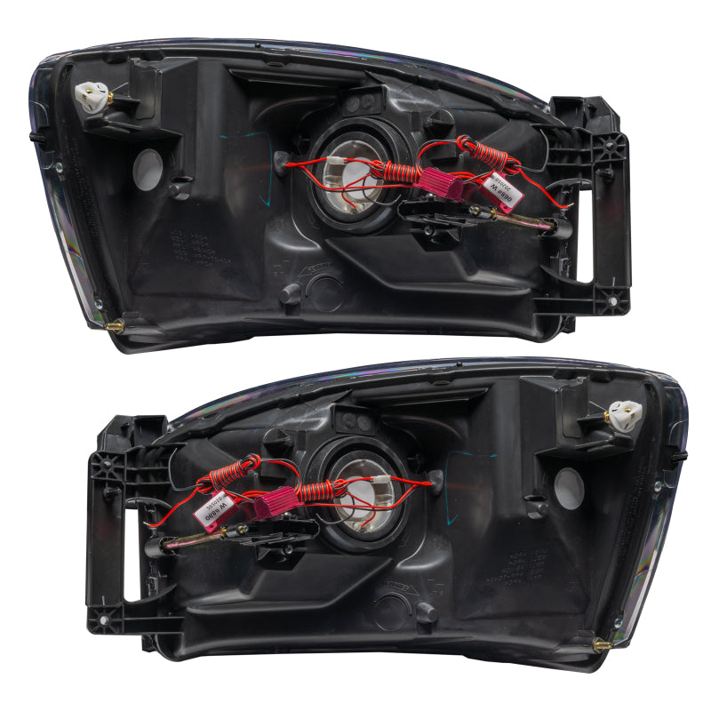 ORACLE Lighting Oracle 07-08 Dodge Ram SMD HL - Black - ColorSHIFT w/ 2.0 Controller