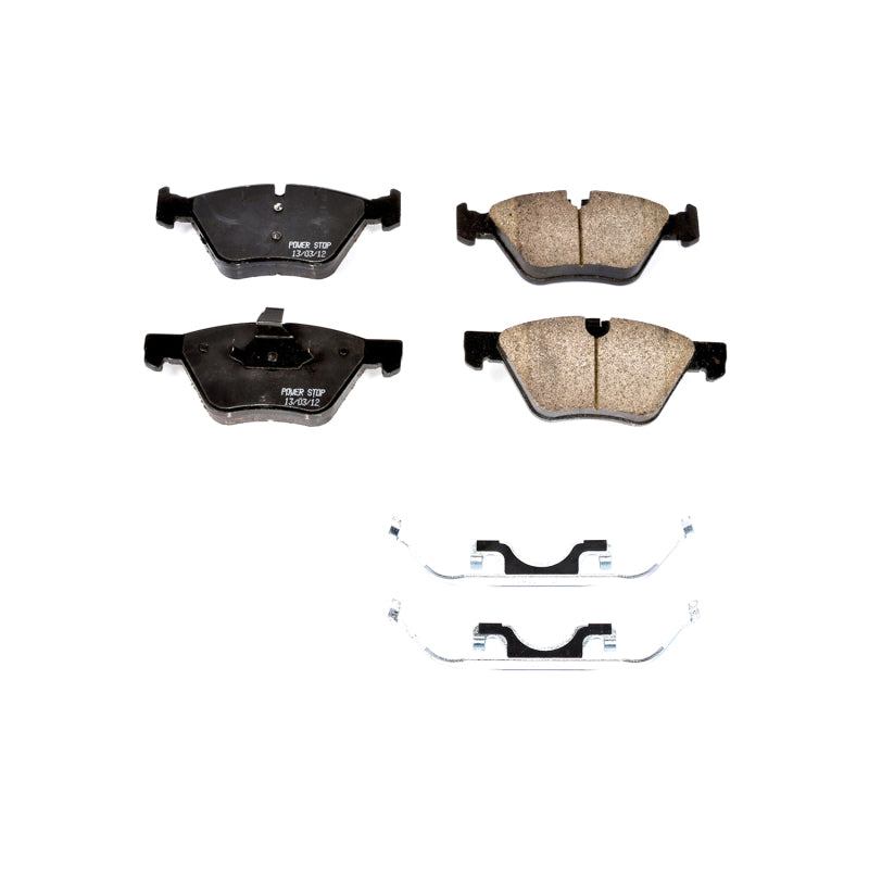 PowerStop Power Stop 2005 Jaguar Vanden Plas Front Z17 Evolution Ceramic Brake Pads w/Hardware